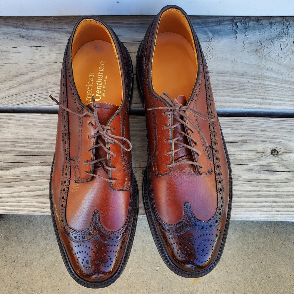 Vintage American Gentleman Derby shoe brown